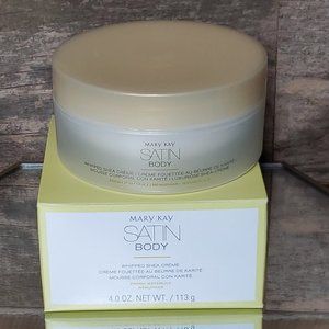 Mary Kay Satin Body Whipped Shea Creme Fresh Waterlily Moisturizer 4.0 oz